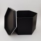Cutie de carton - hexagonala neagra