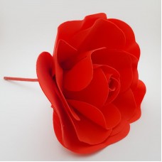 Floare spuma 20 cm - rosie