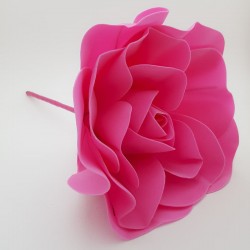 Floare spuma 20 cm - roz