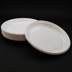 Farfurii unica folosinta 20 cm plate albe